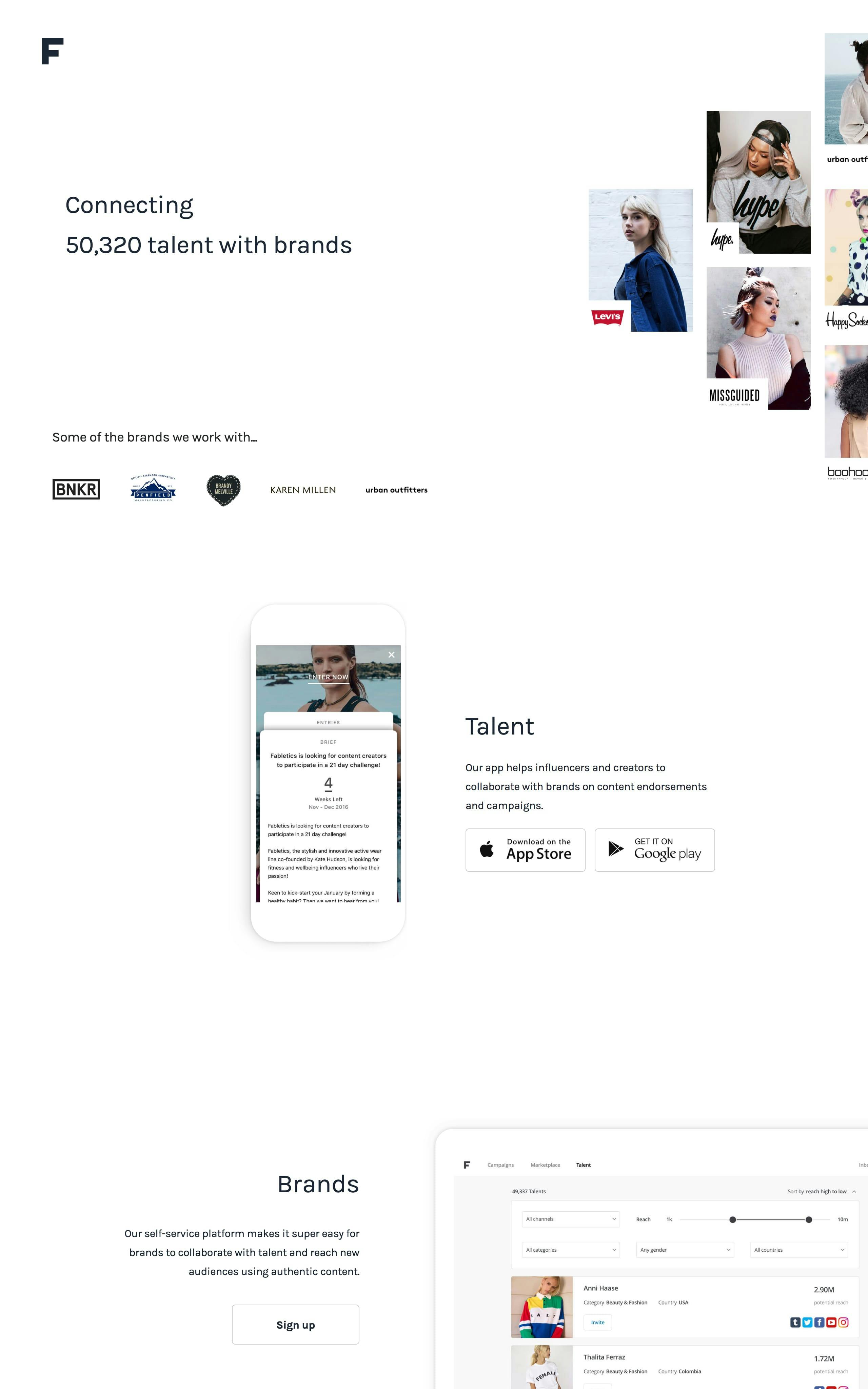 Feels Website Screenshot