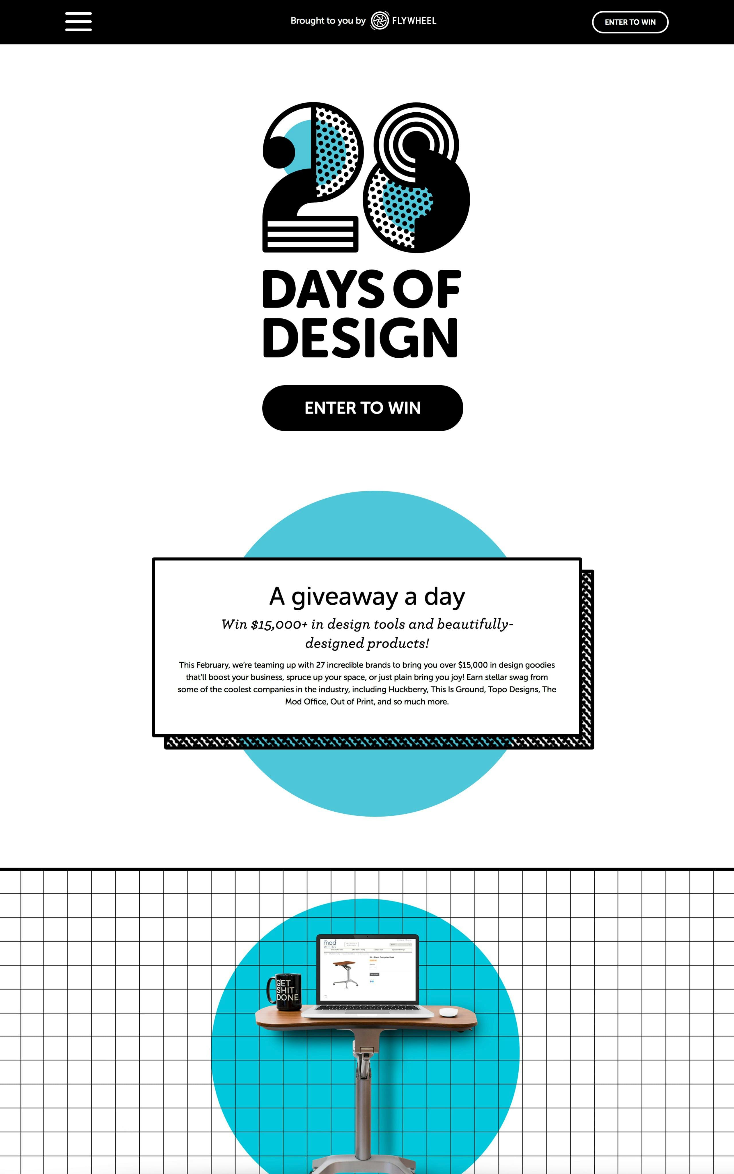 28 Days of Design Website Screenshot