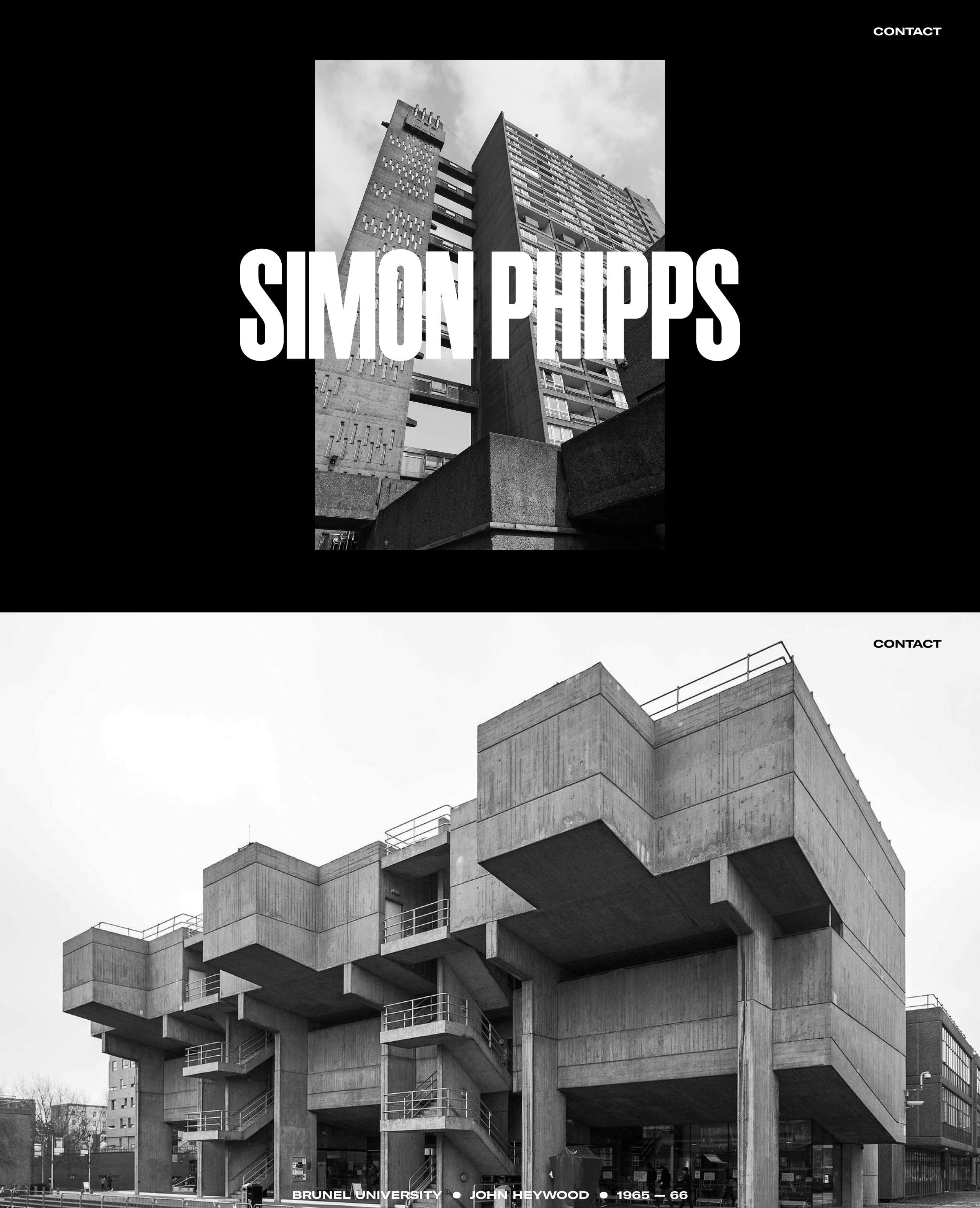 Simon Phipps Website Screenshot