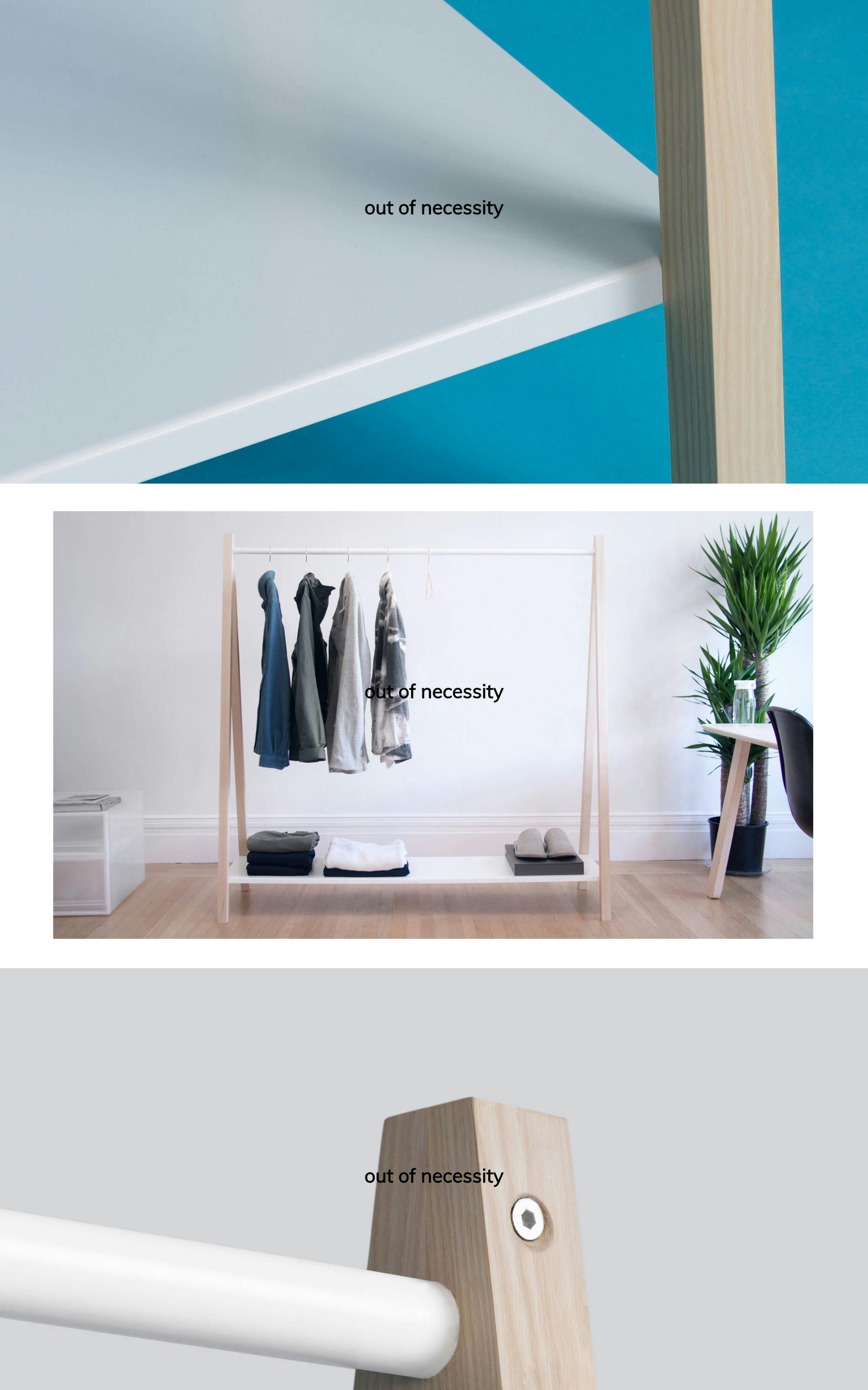 out of necessity Website Screenshot