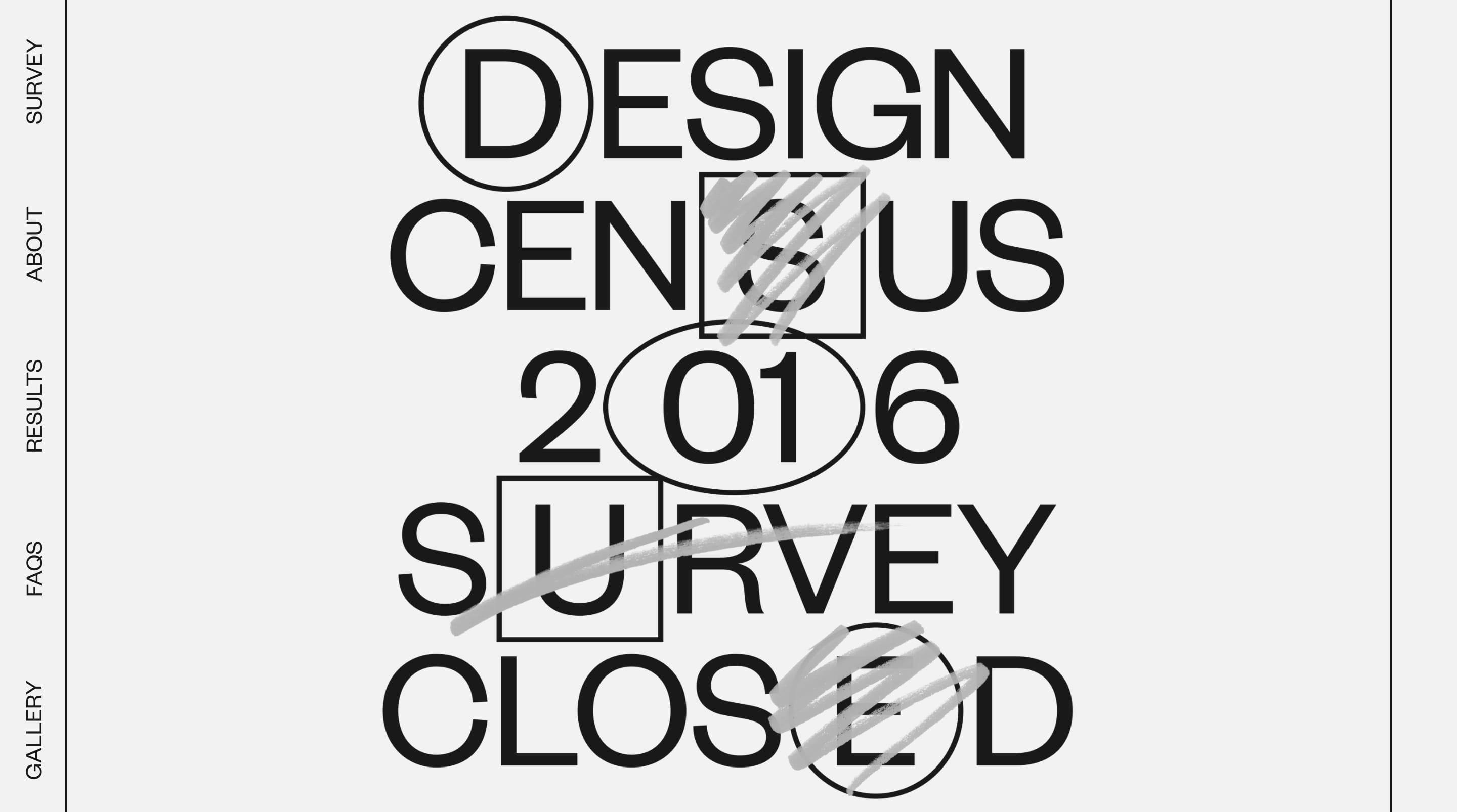 Design Census 2016 Website Screenshot