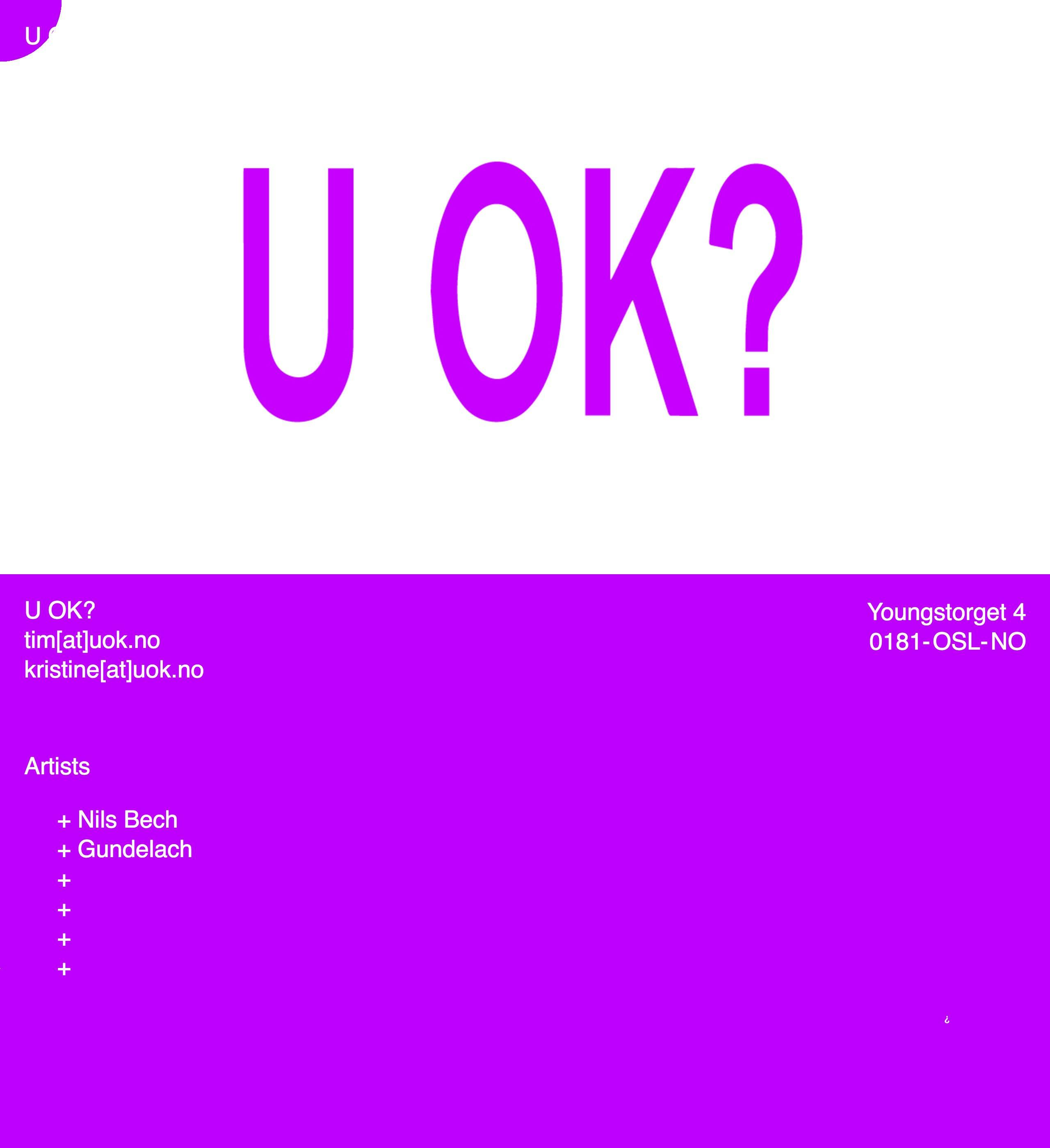 U OK? Website Screenshot