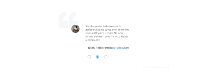 Visual Inspector Testimonial Slider Preview