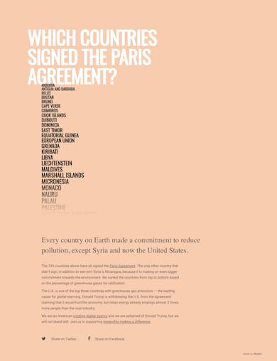 Which Countries Signed the Paris Agreement? Thumbnail Preview
