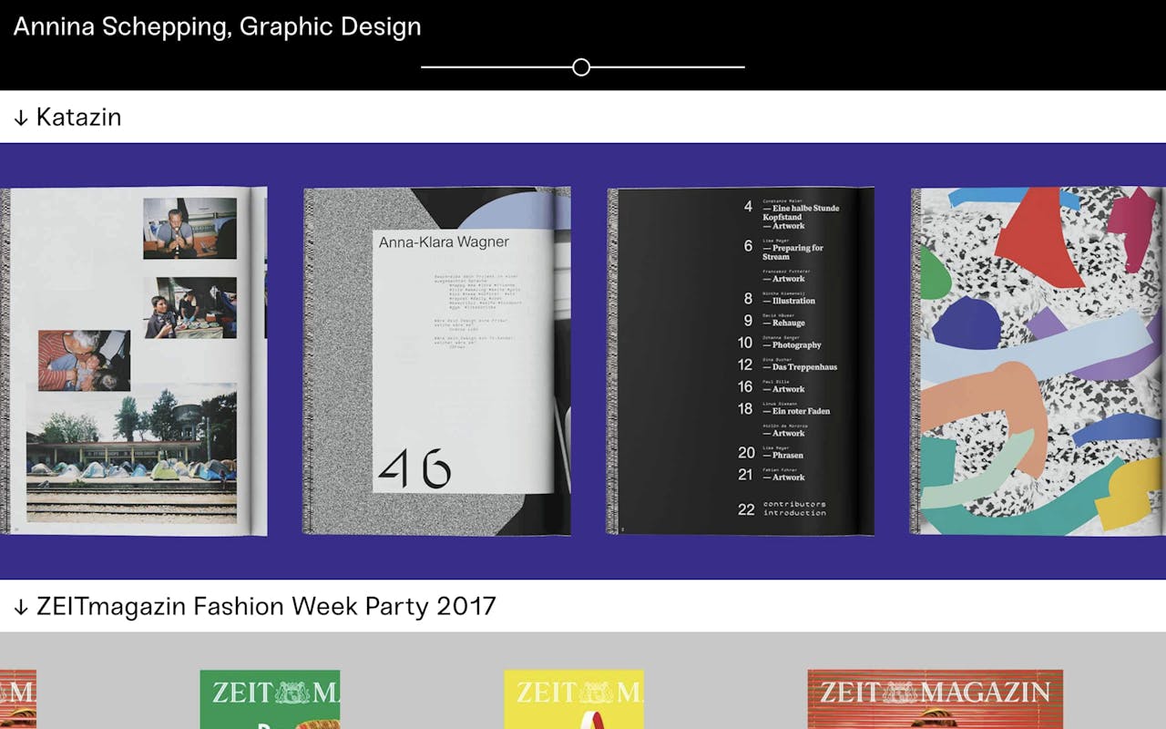 Annina Schepping Website Screenshot