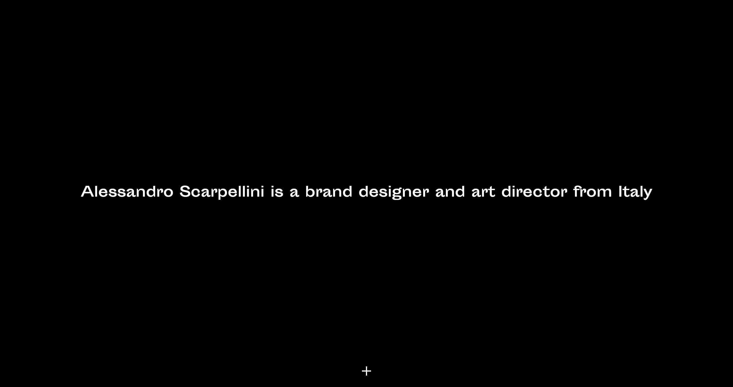 Alessandro Scarpellini Website Screenshot