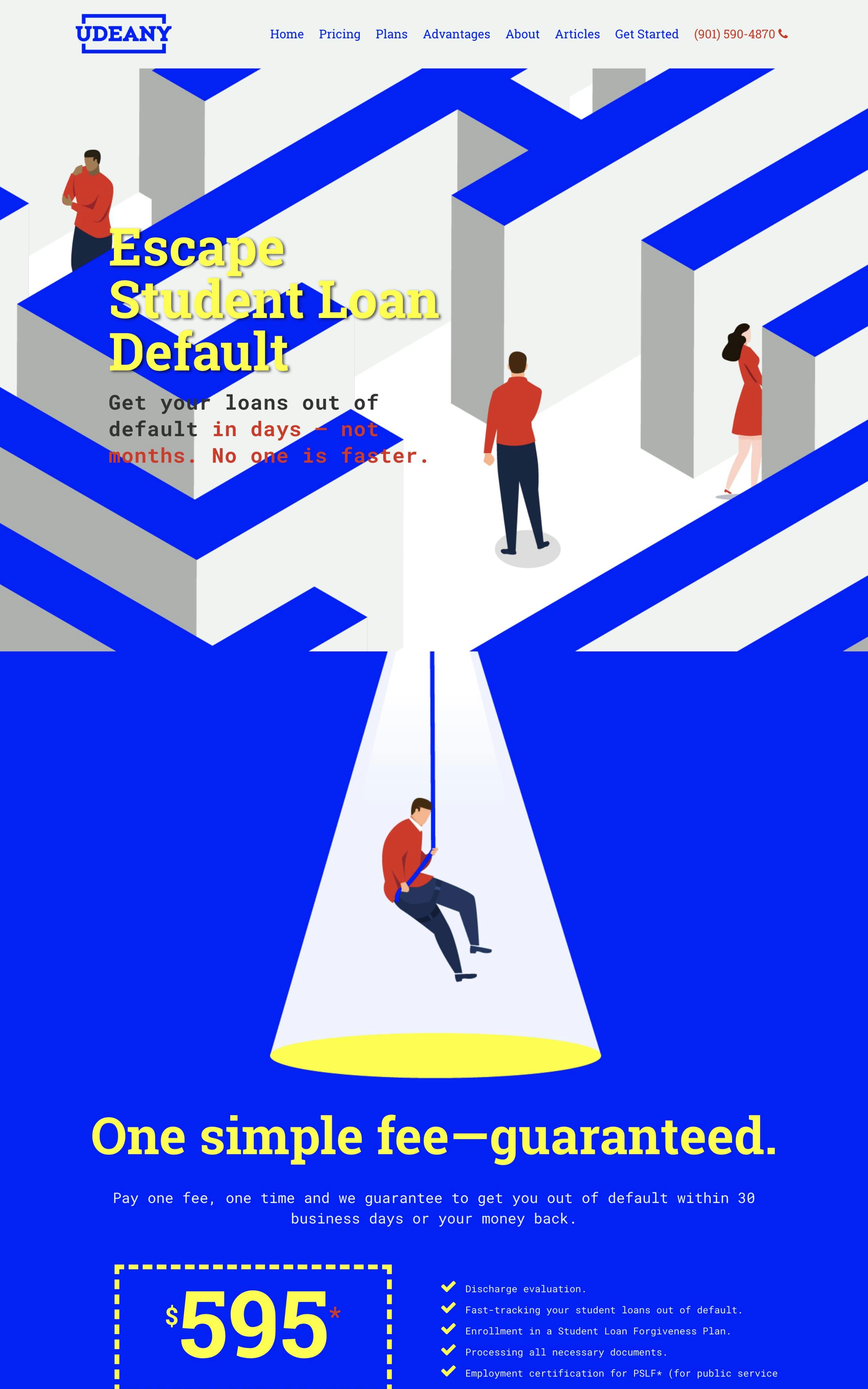 Udeany Website Screenshot