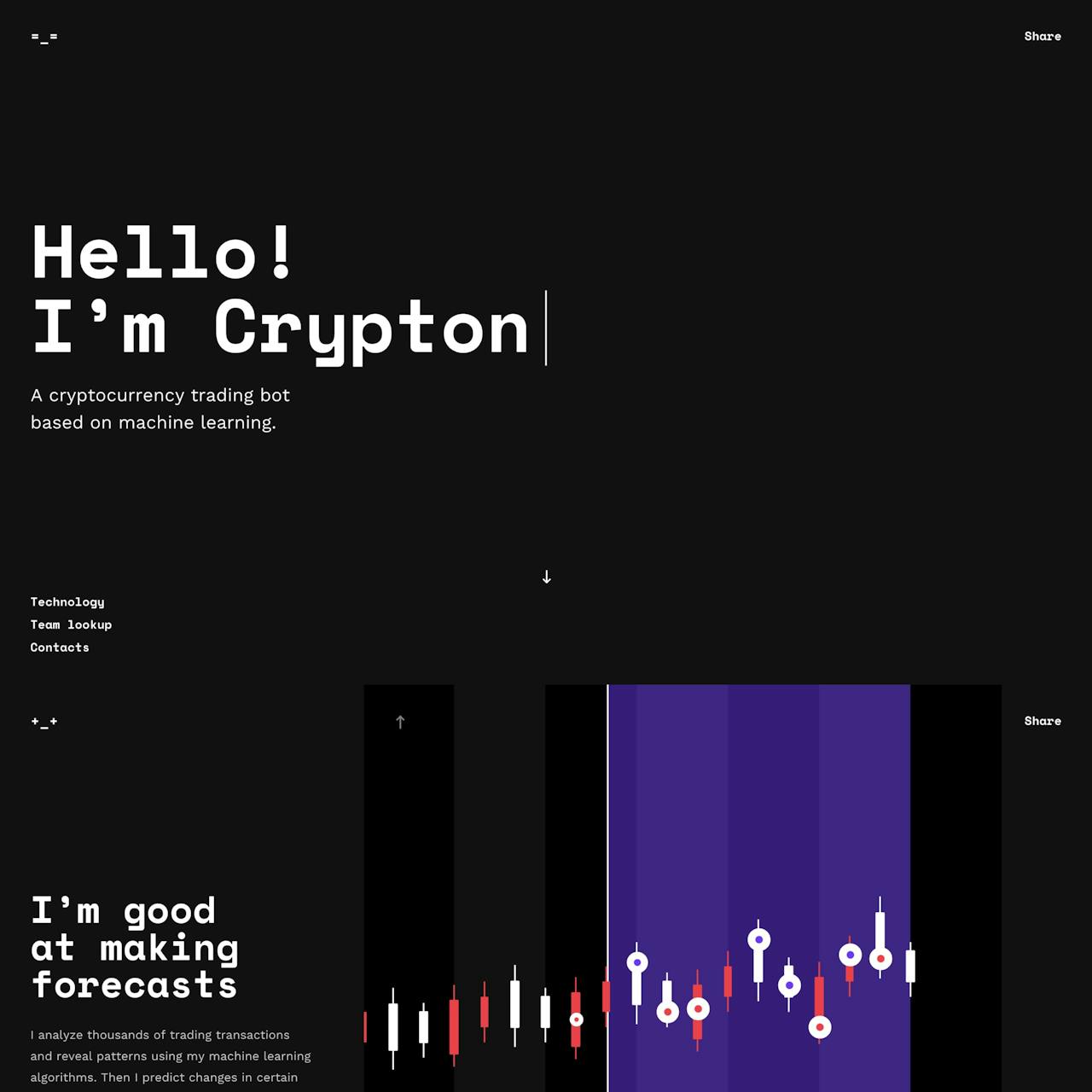 Crypton Website Screenshot