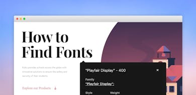 5 ways to Identify Fonts in a Web Page