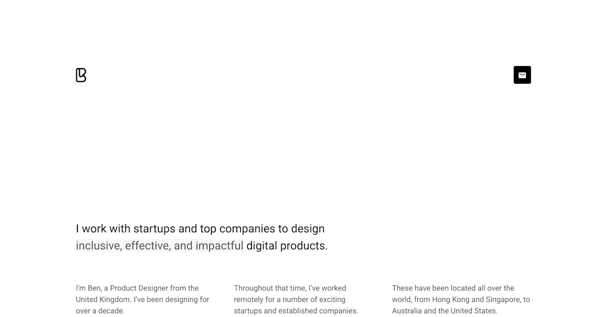 Product Page screen design idea #412: Ben Bate