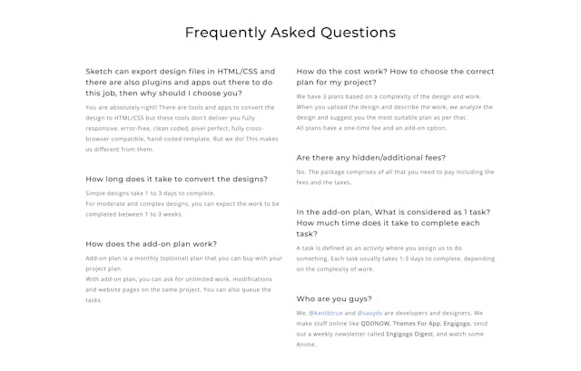 DesignThingy FAQ Grid Preview