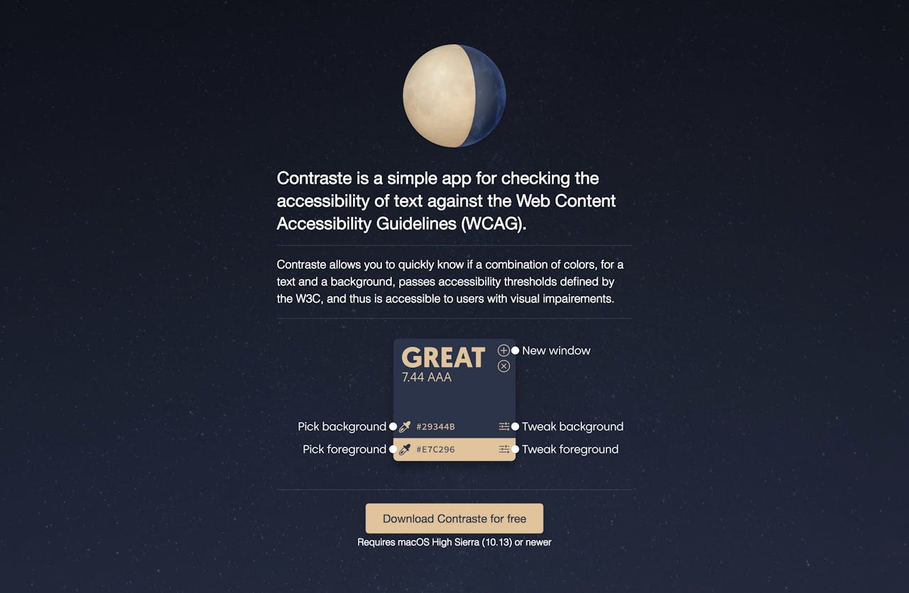 Contraste Website Screenshot