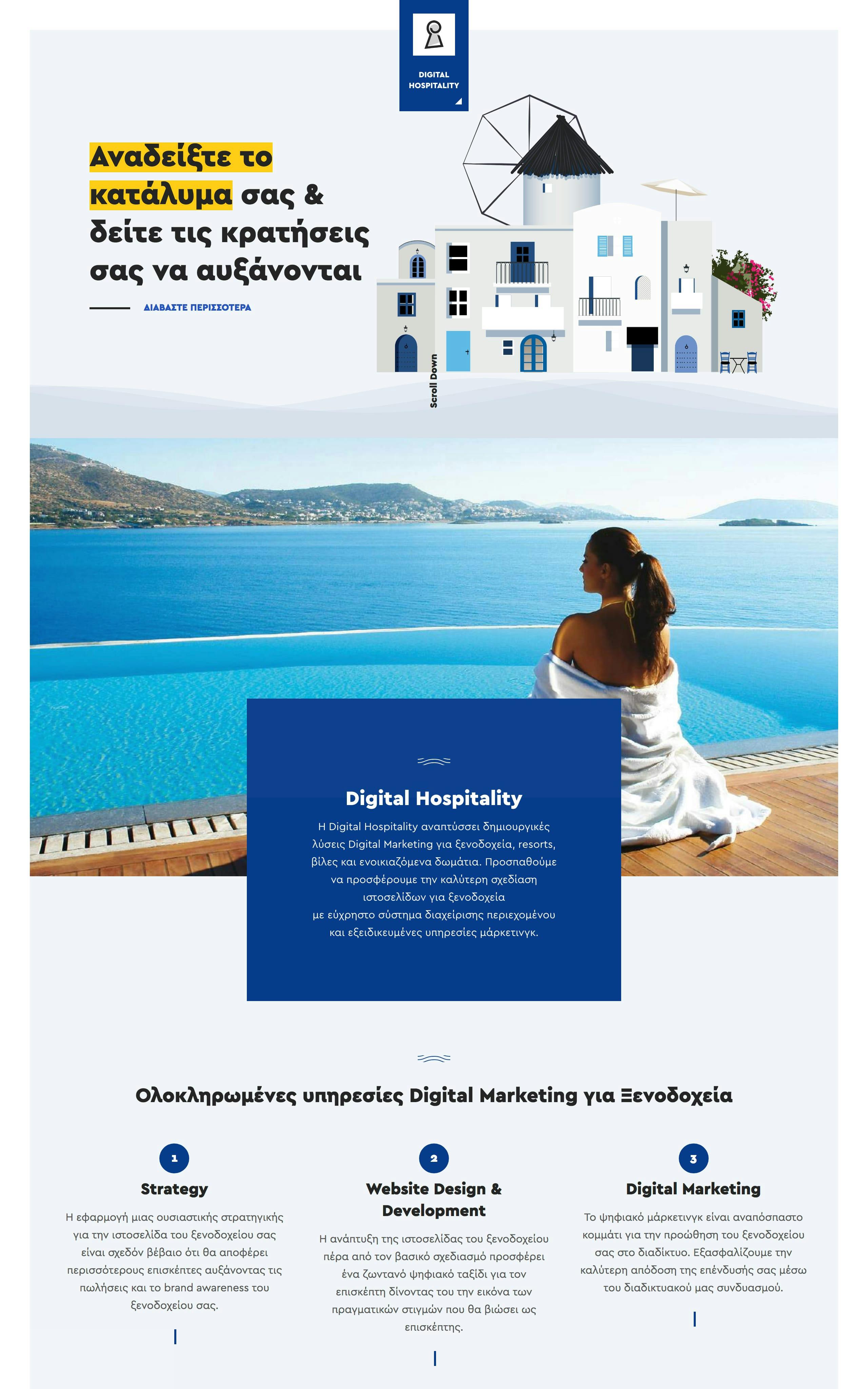 Digital Hospitality Website Screenshot