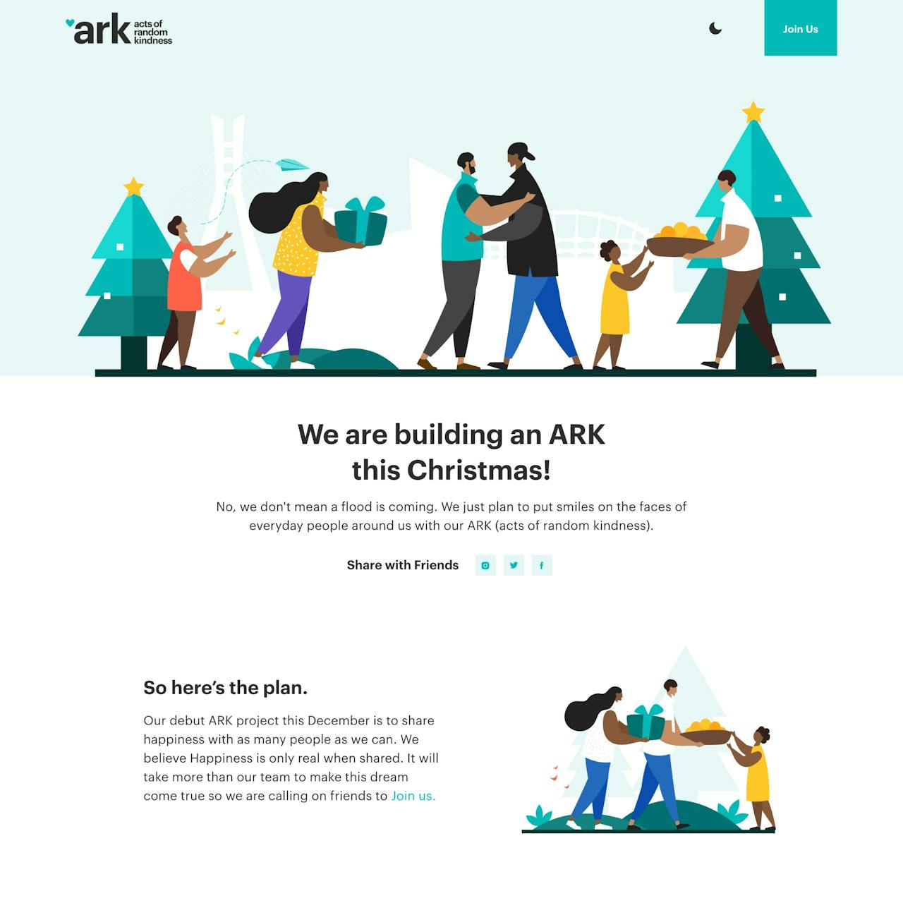 ARK by Cregital Website Screenshot