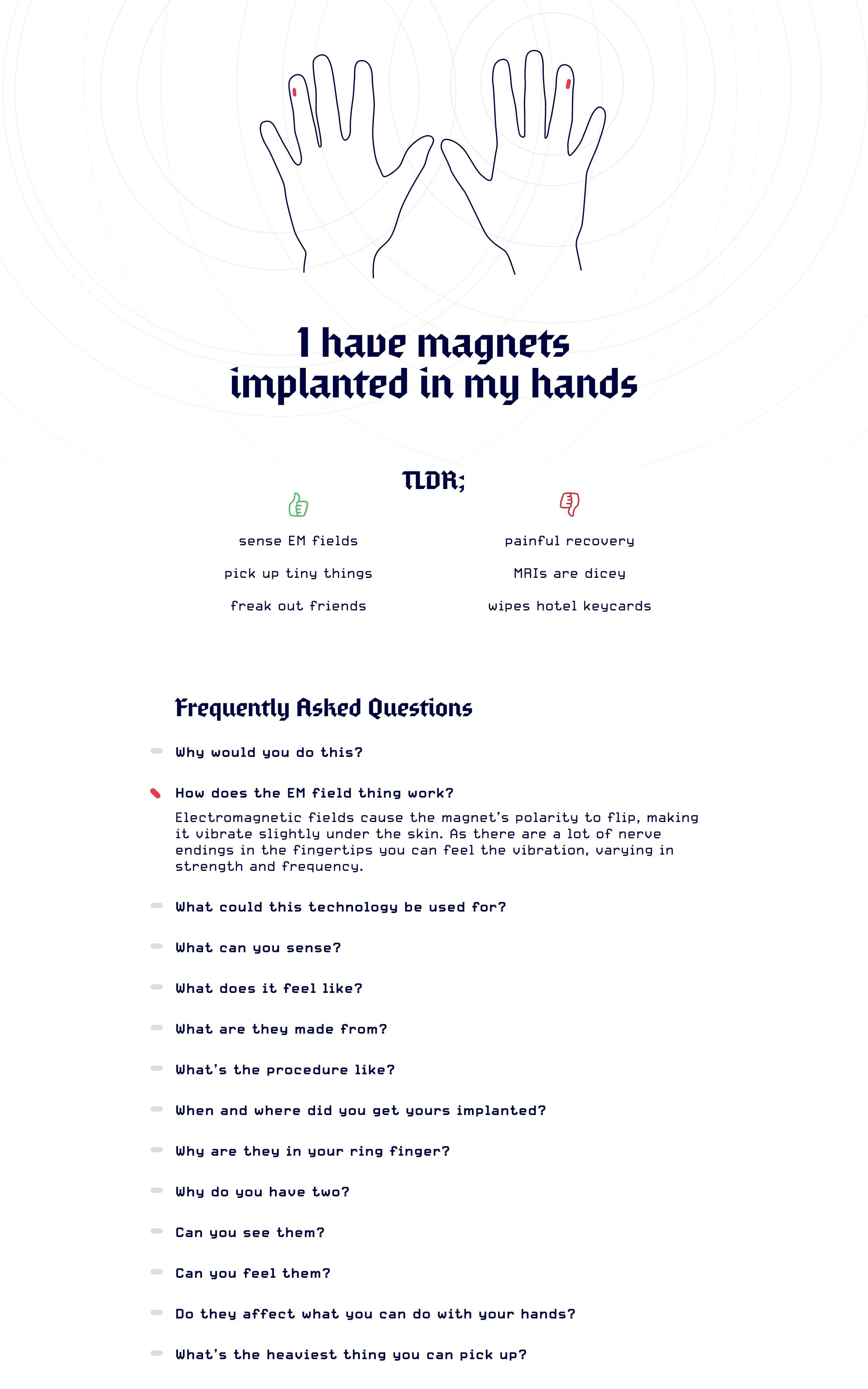 Magnet Finge.rs Website Screenshot