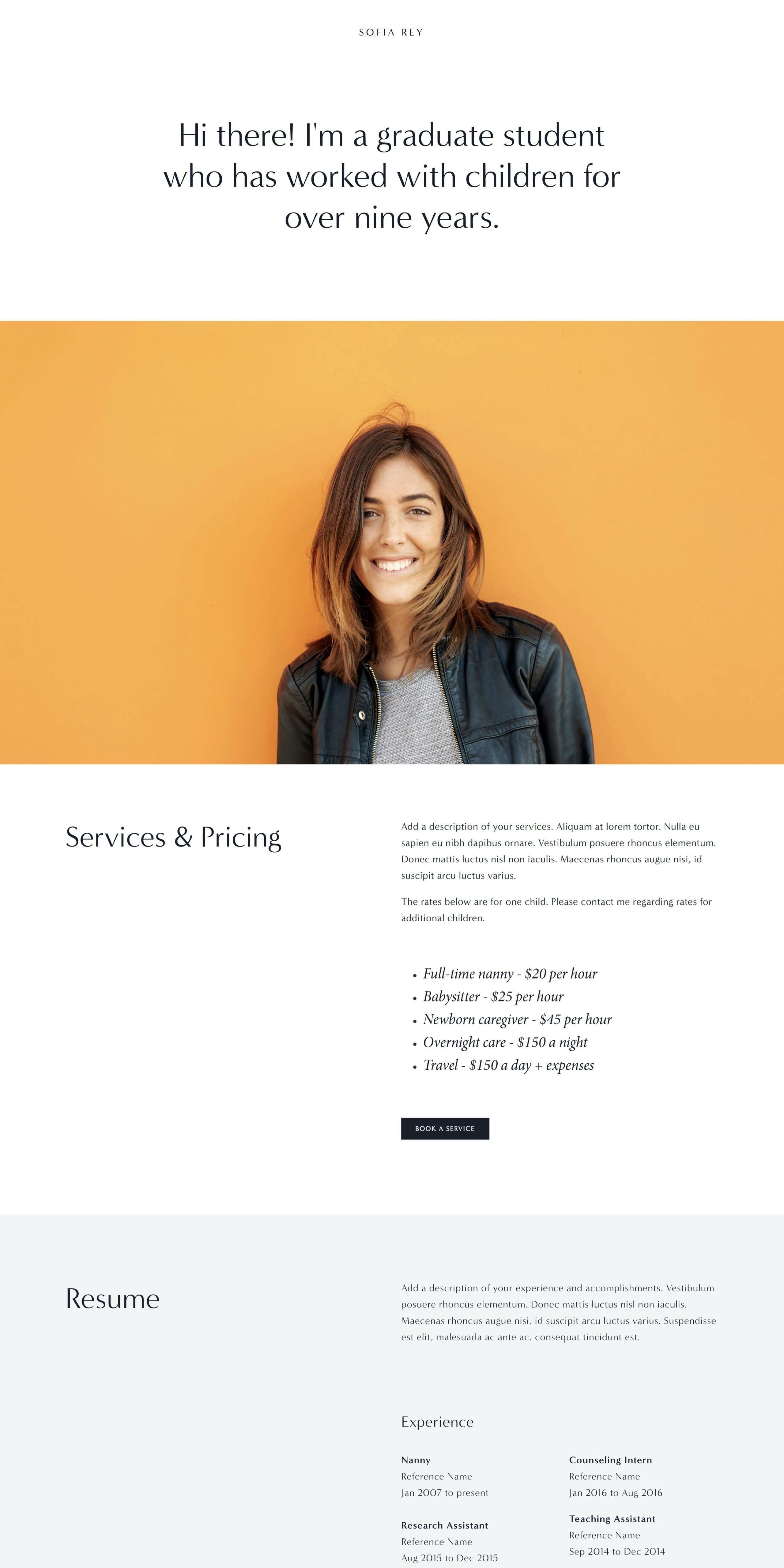 Squarespace Landing Page Templates Squarespace Landing Page Templates
