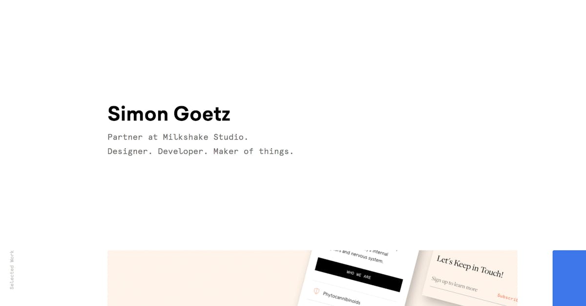 Product Page screen design idea #227: Simon Goetz
