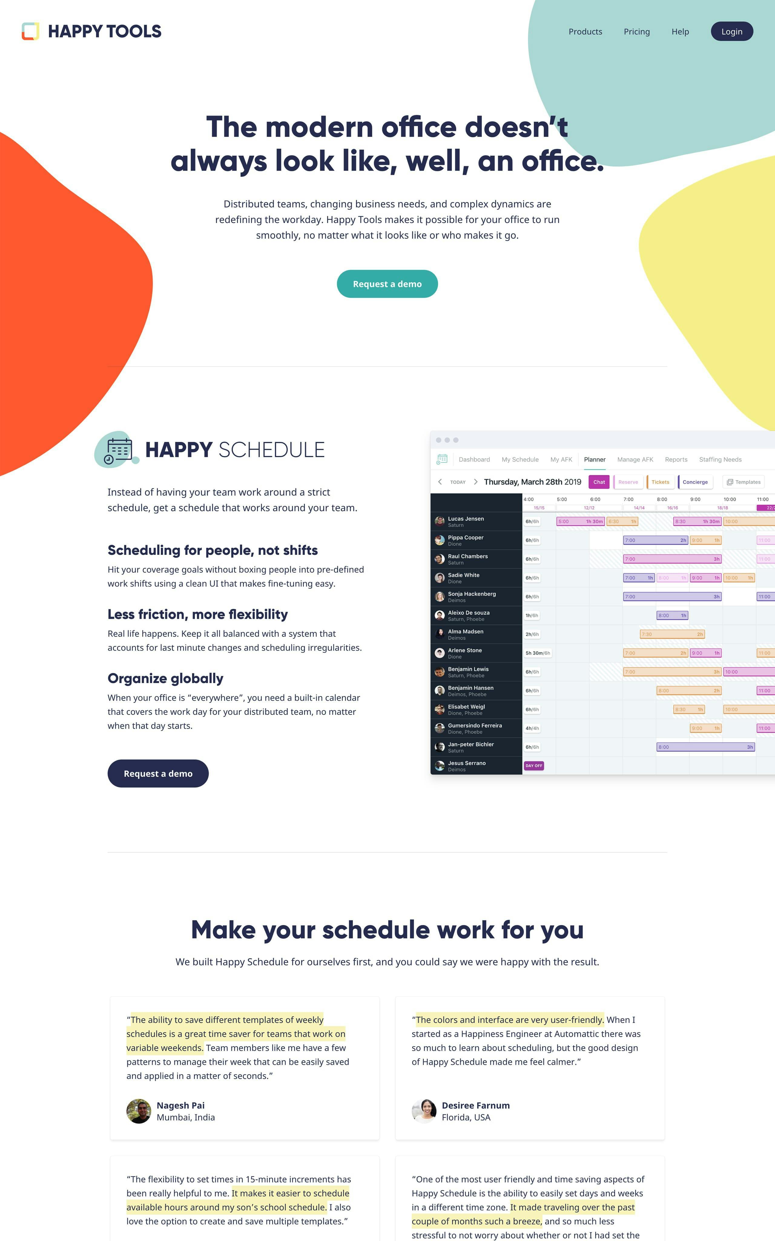 Happy Tools Website Screenshot