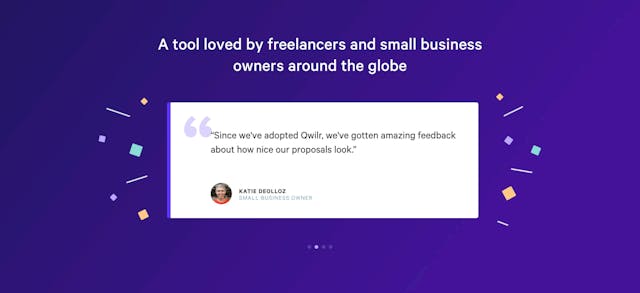 Document Generator Testimonial Slider Preview