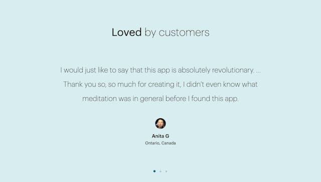 Balance Testimonial Slider Preview