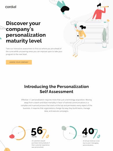 Cordial Personalization Maturity Assessment Thumbnail Preview