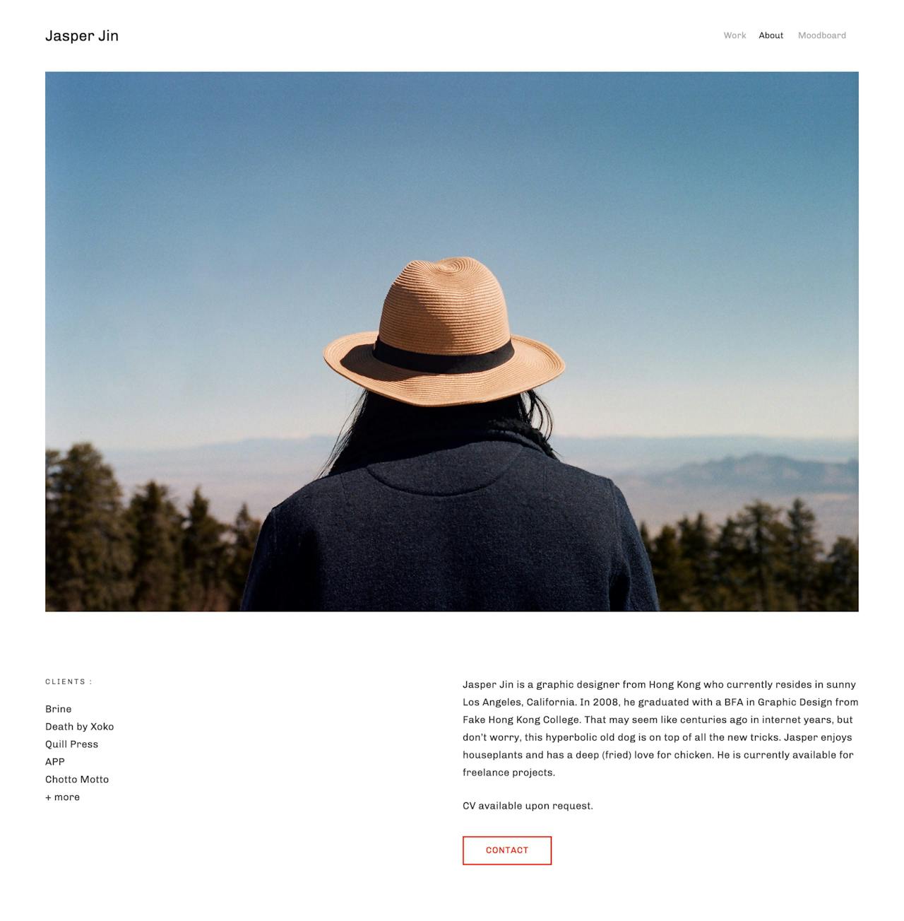 Jasper Squarespace Template Screenshot