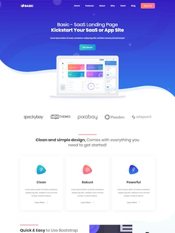 One Pager Html Template from onepagelove.imgix.net
