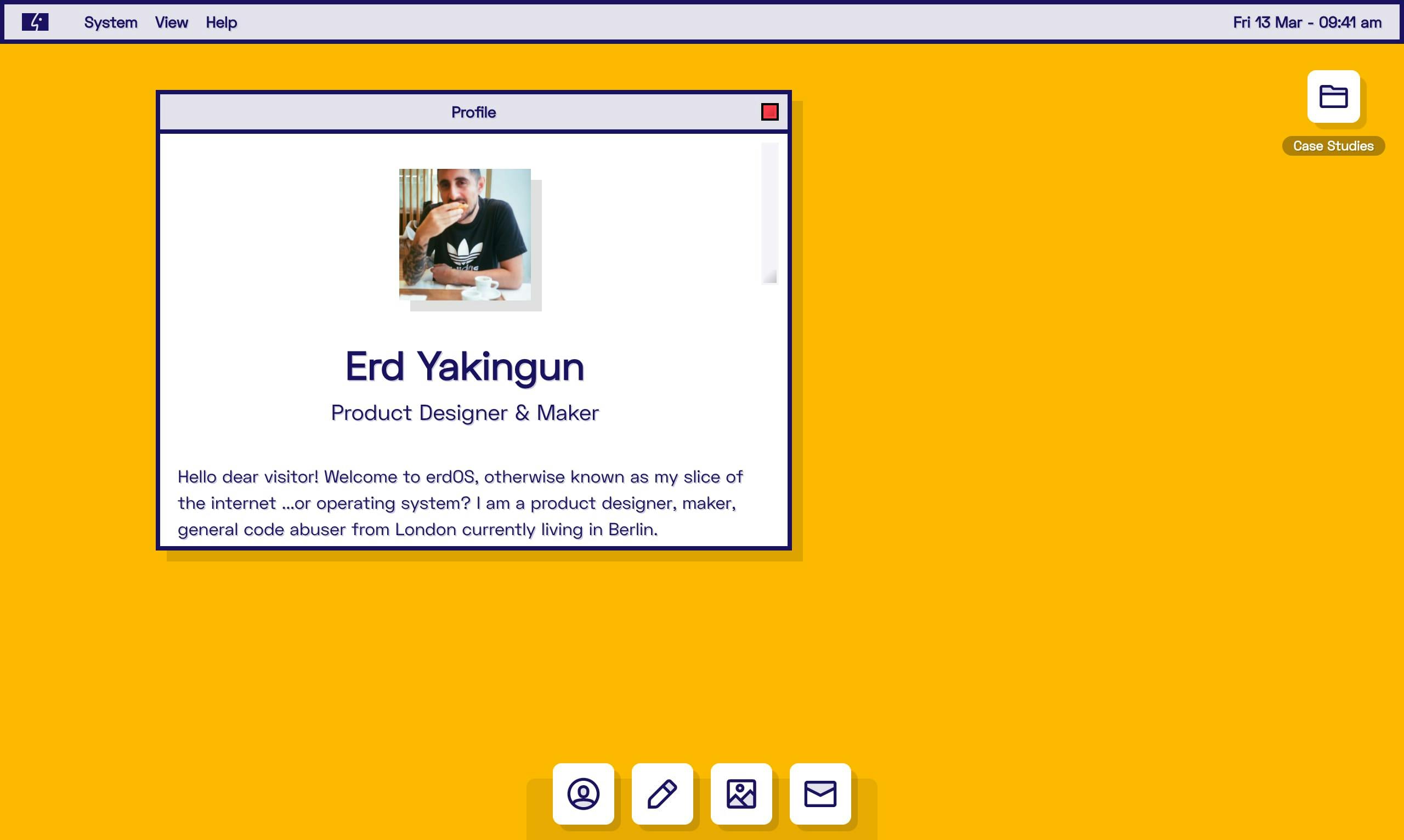 erdOS Website Screenshot