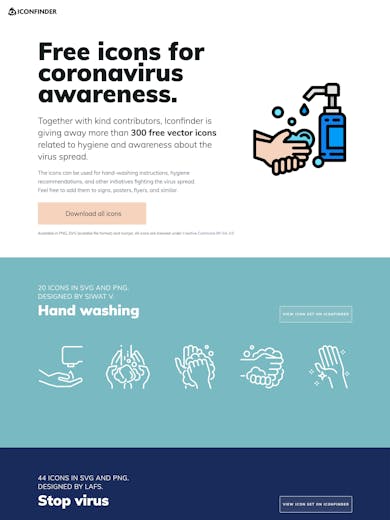 Coronavirus Awareness Icons Thumbnail Preview