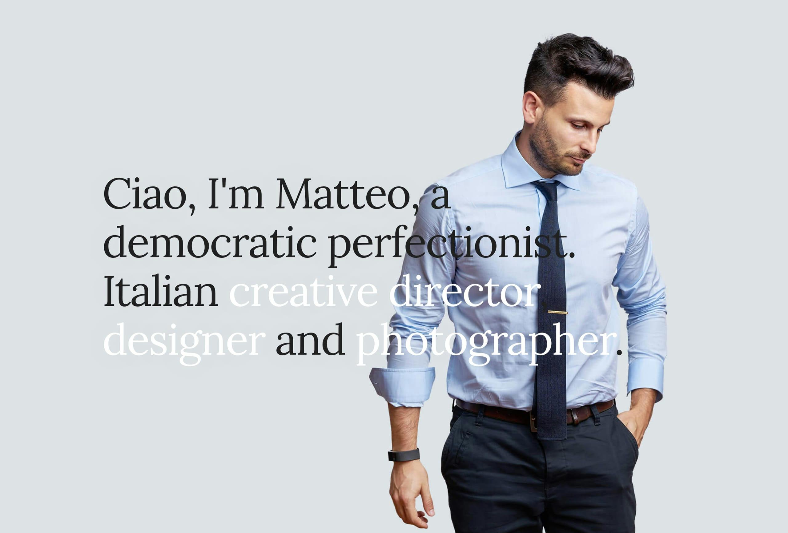 Matteo Modica Website Screenshot