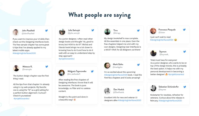 Designing User Interfaces Testimonial Slider Preview