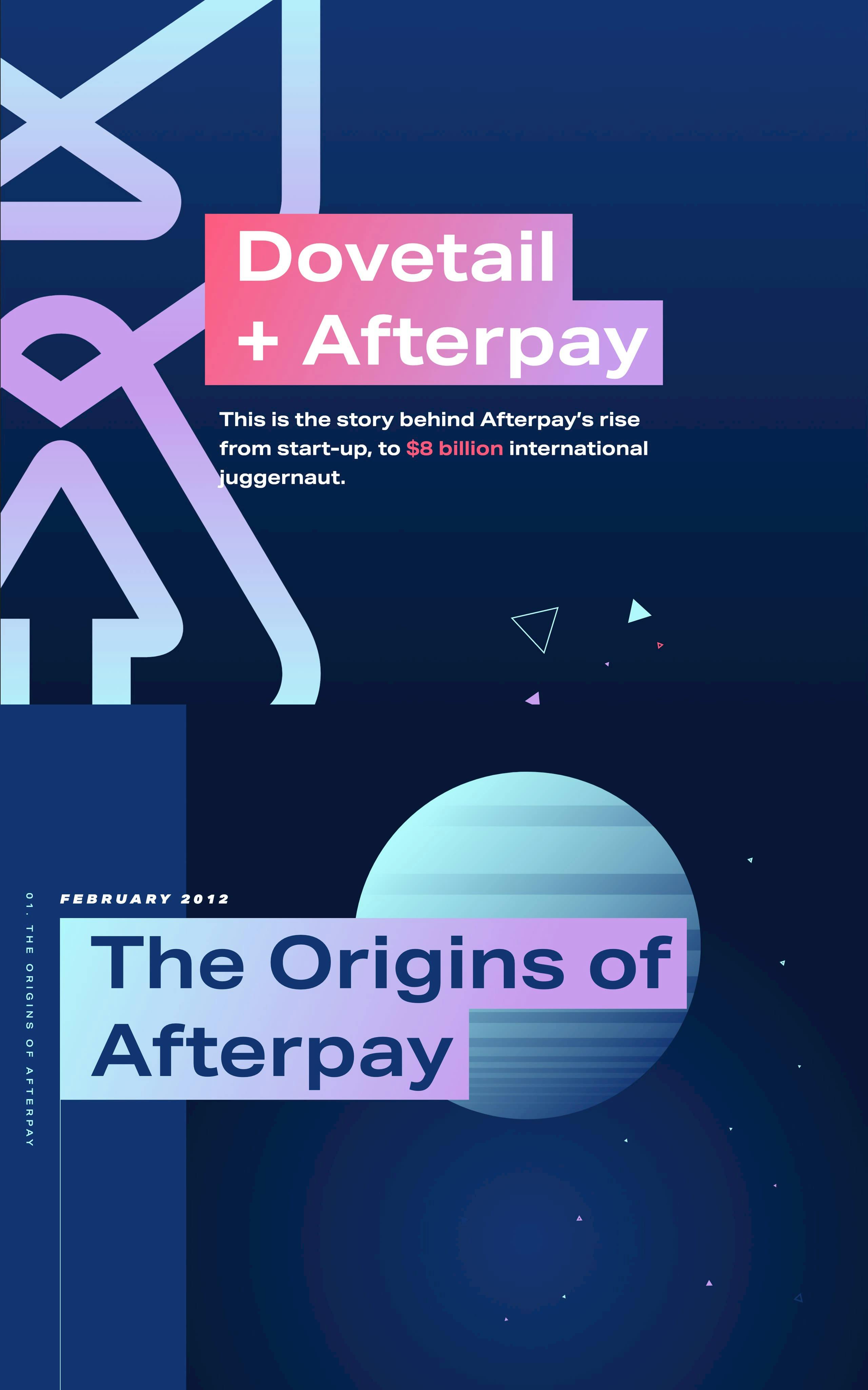 The Story of Dovetail and Afterpay Website Screenshot