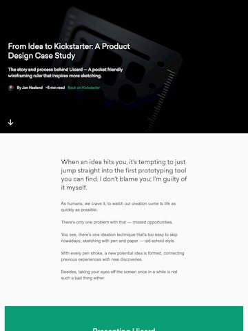 Uicard – From Idea to Kickstarter Thumbnail Preview