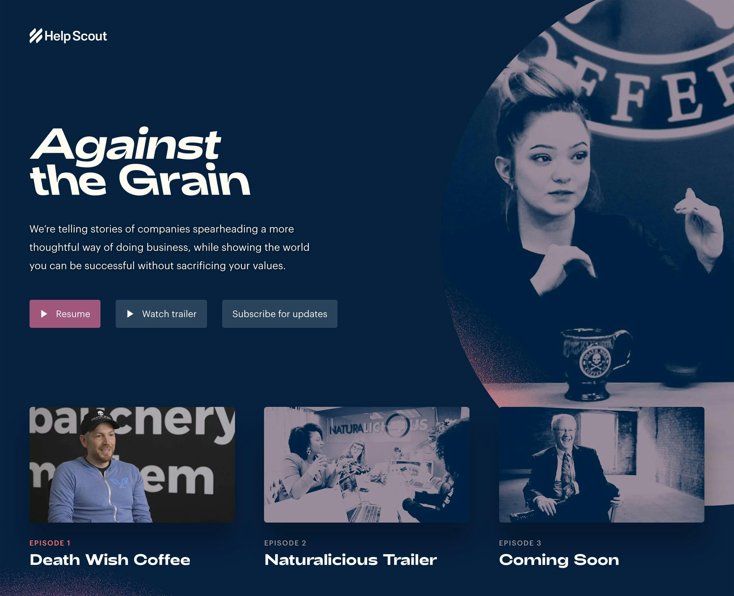 Against The Grain Website Screenshot