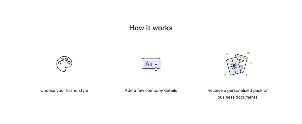 How It Works - Document Generator Screenshot