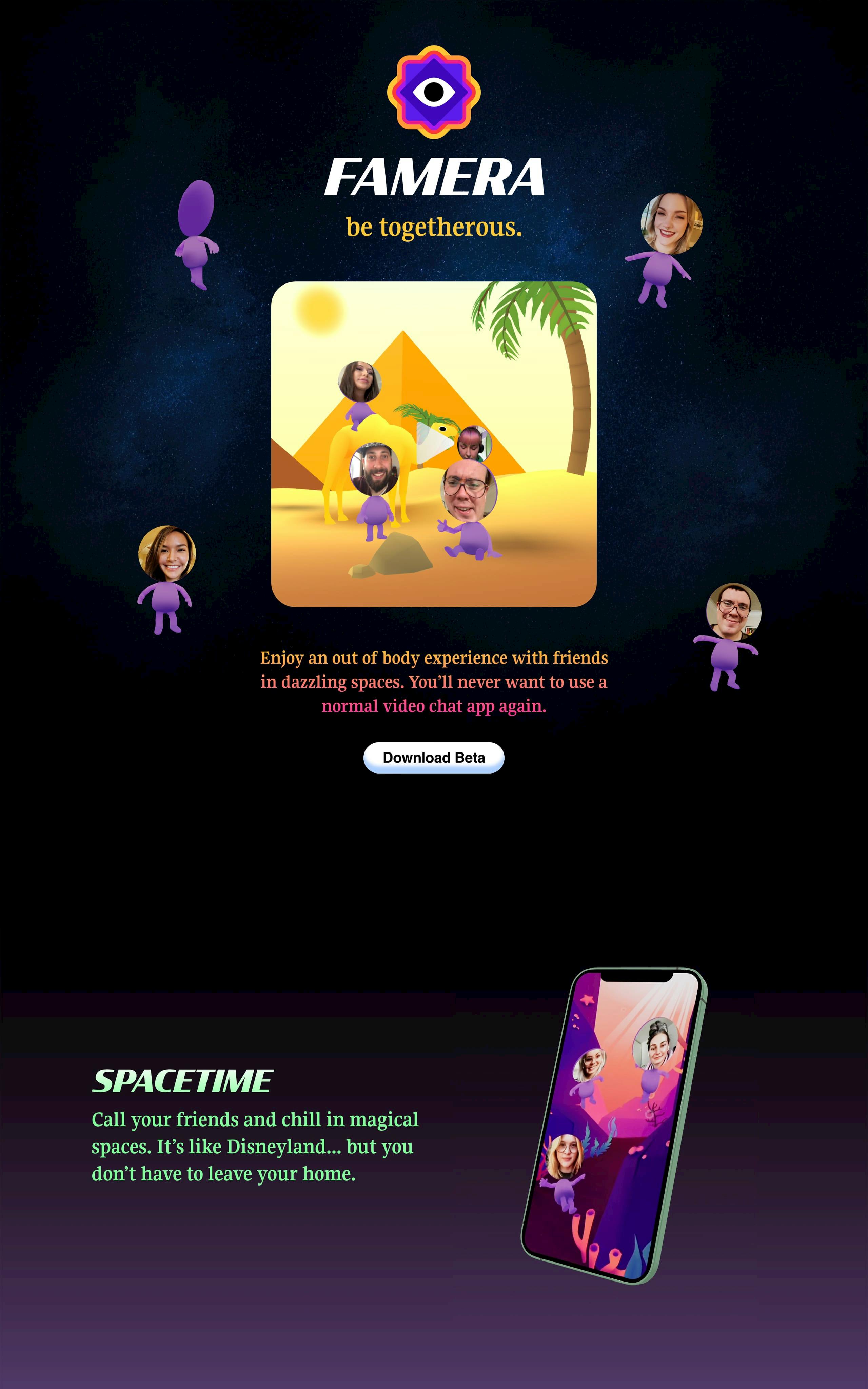 Famera Website Screenshot