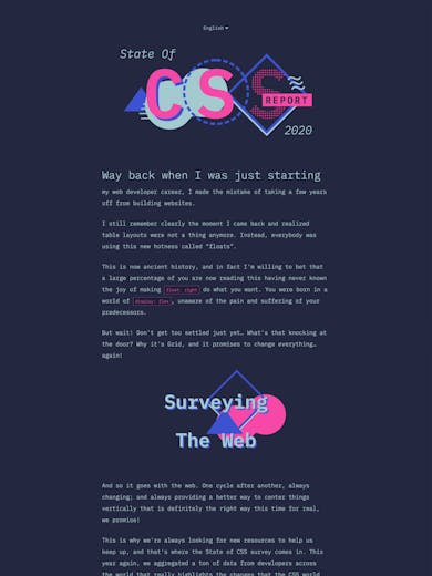 The State of CSS 2020 Thumbnail Preview