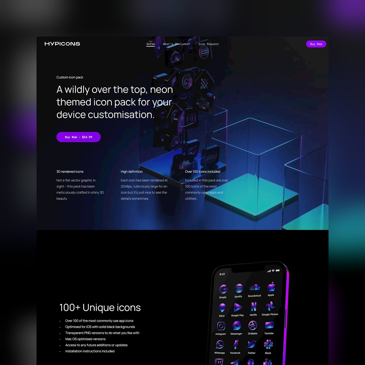 Website Inspiration: Hypicons