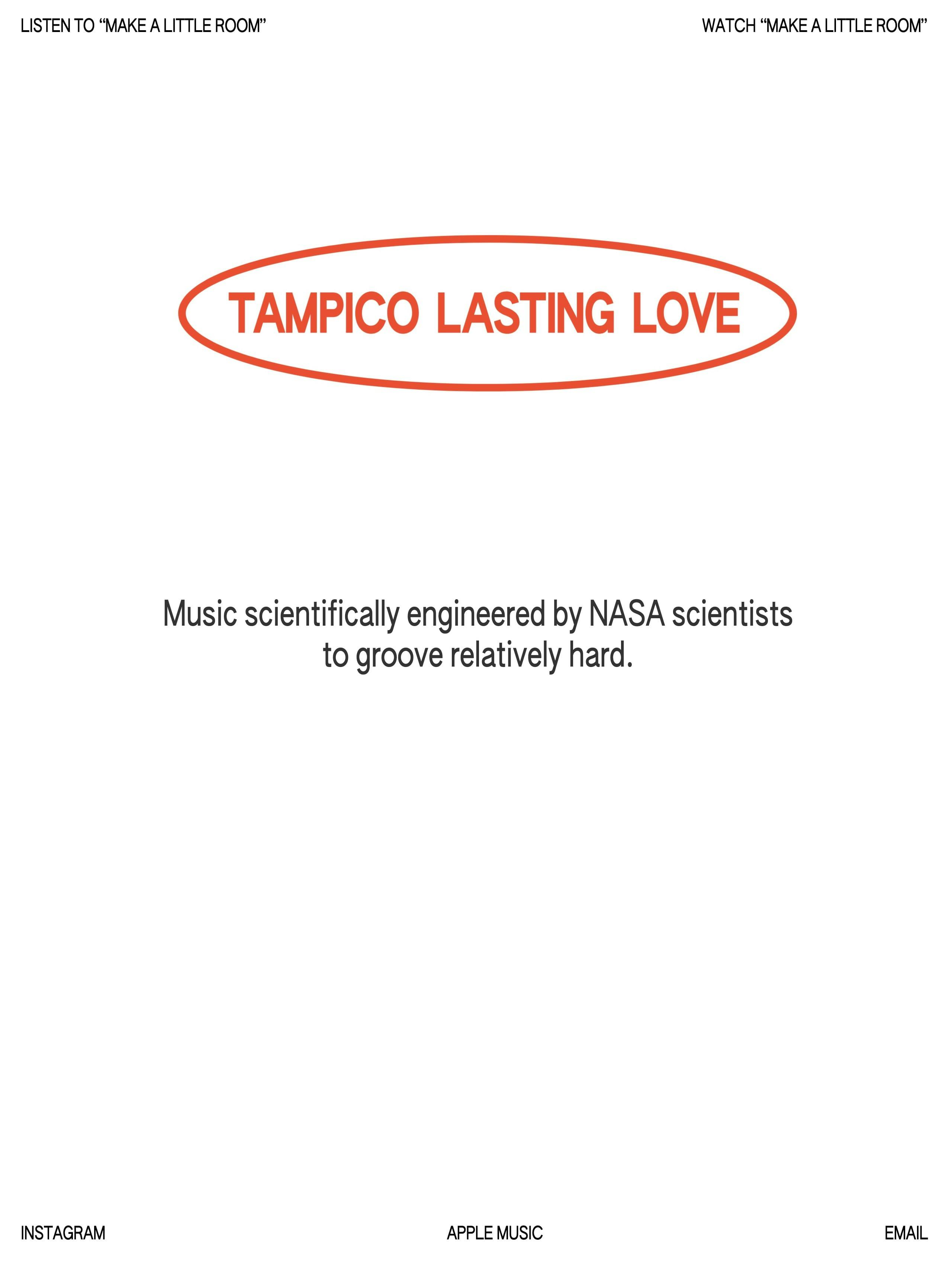 Tampico Lasting Love Website Screenshot