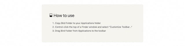 Bird Folder How It Works Preview