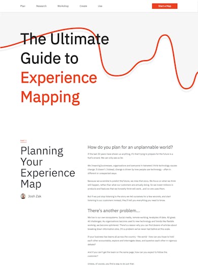 Experience Map Thumbnail Preview