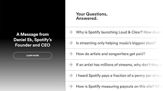 Loud & Clear FAQ Accordion Preview