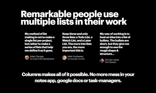 Columns Testimonials Preview