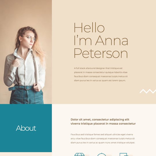 Personal One Page Templates Personal One Page Templates
