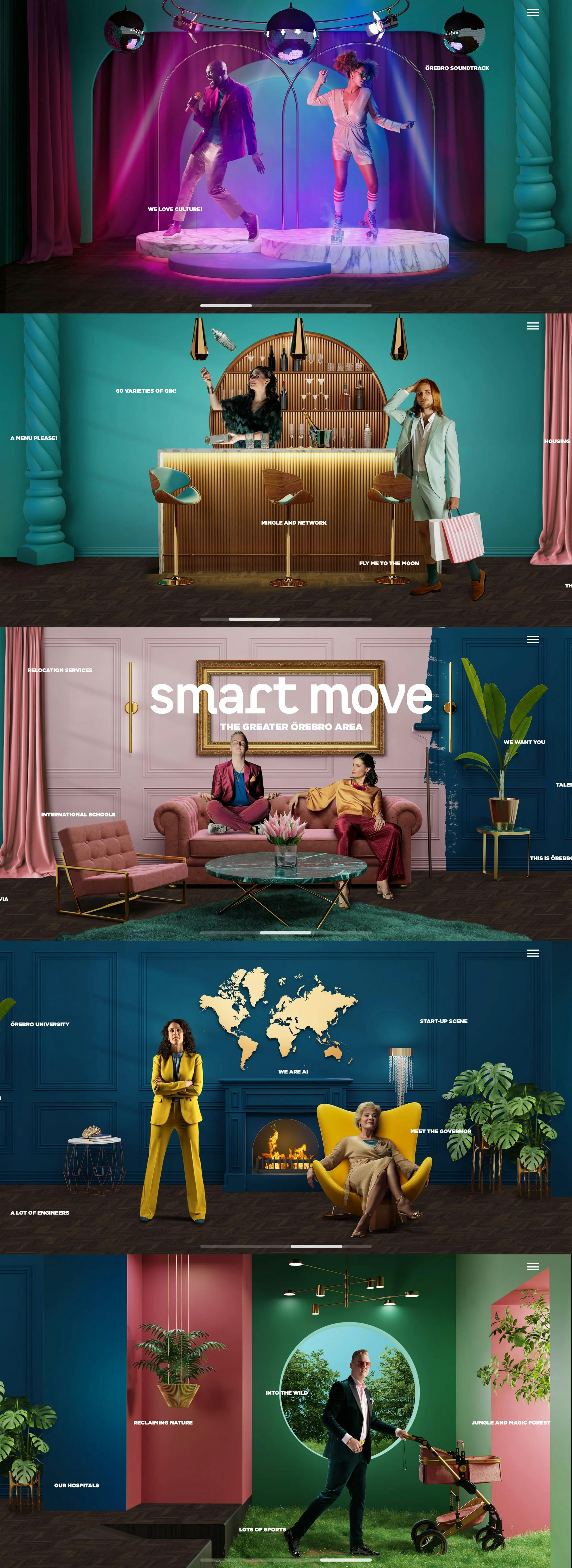 Smart Move – The Greater Örebro Area Website Screenshot