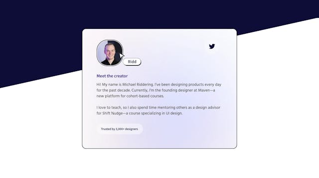 Figma Academy Biography Preview