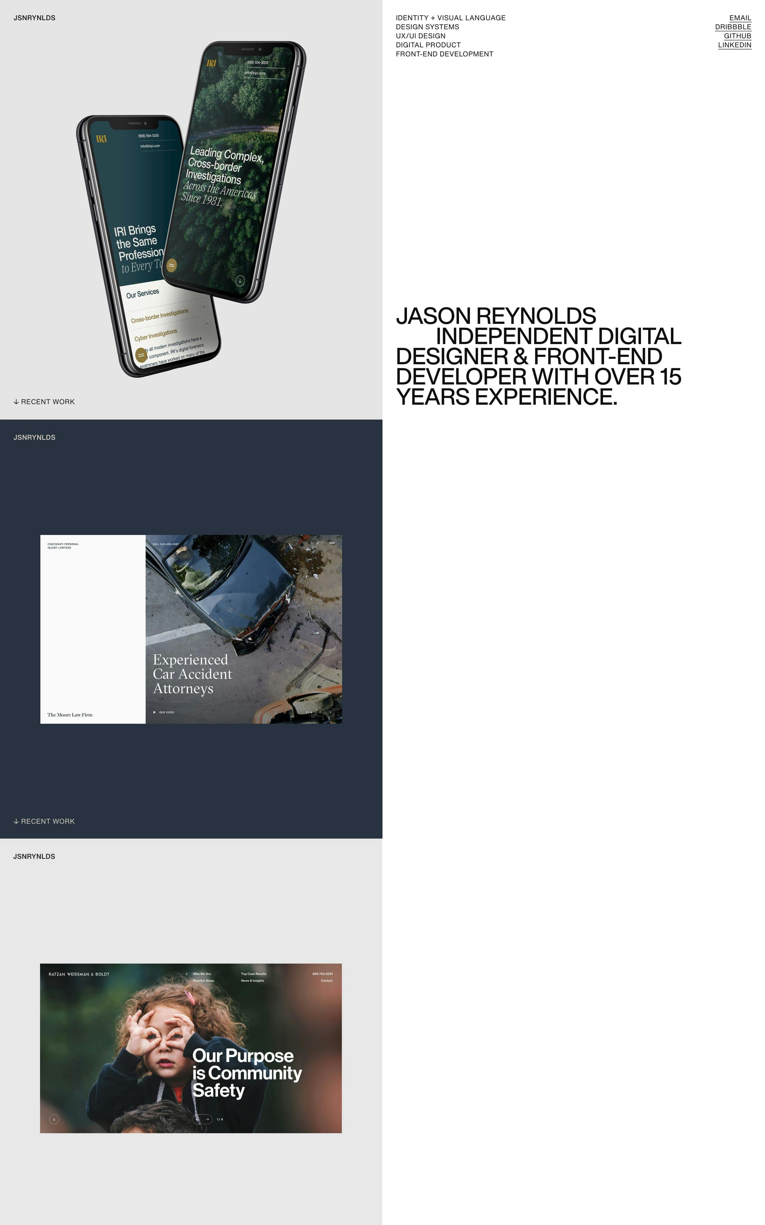 Jason Reynolds Website Screenshot