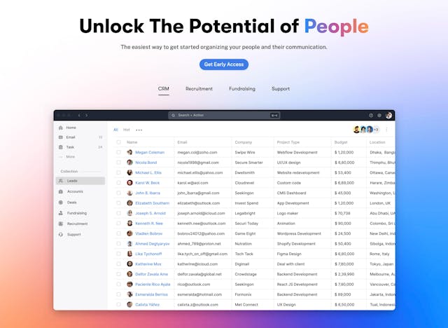 People App Feature Carousal Preview