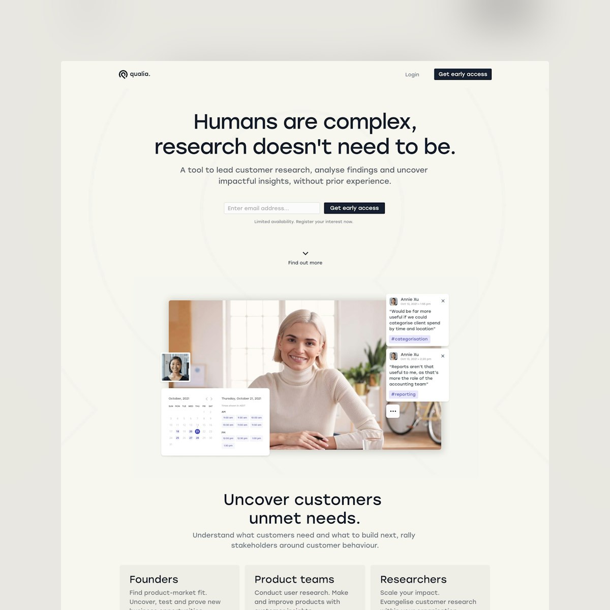website design idea #231: Website Inspiration: Qualia