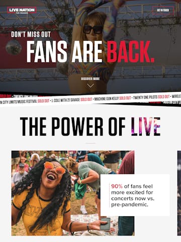 Live Nation For Brands Thumbnail Preview